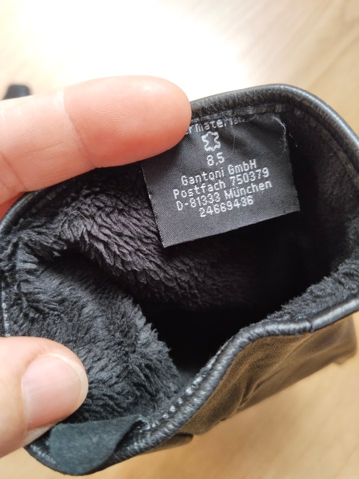 Klasik Siyah Deri Kadın Eldiven - Görsel 5