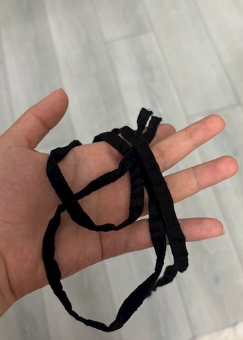 Kadın Siyah Deri Kemerli Midi Takım - Görsel 5