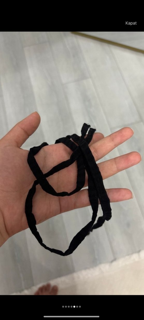 Kadın Siyah Deri Kemerli Midi Takım - Görsel 5