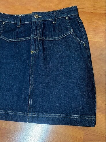 36 Beden Koton mini jean etek 36 beden