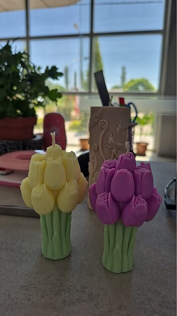  Beden çeşitli Renk Sedef mum
