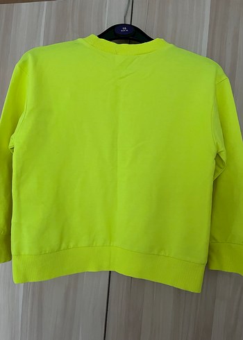 Sarı Kız tişört Uzun Kollu, Rahat Kesim - Görsel 2