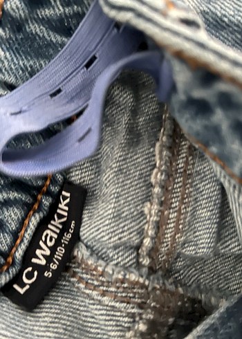 Kız Çocuk Kot Pantolon - Görsel 3