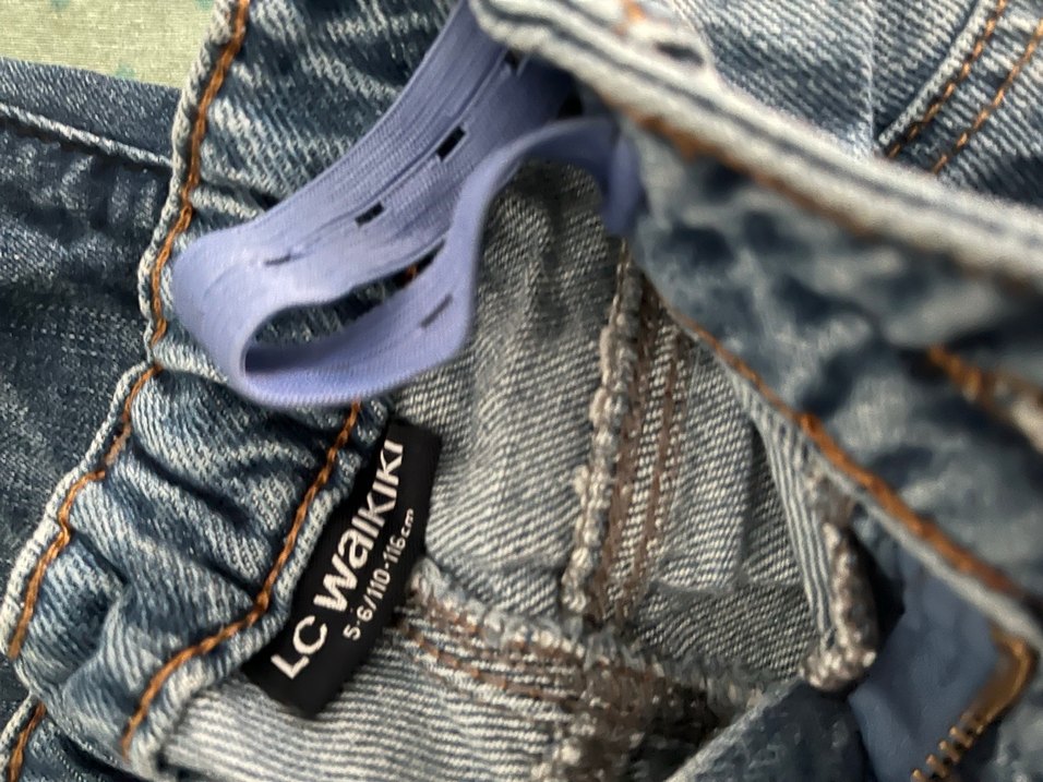 Kız Çocuk Kot Pantolon - Görsel 3