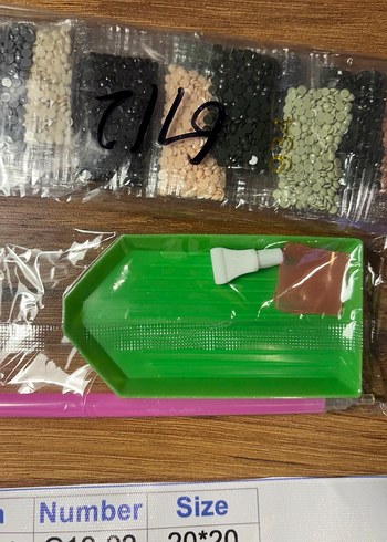 Elmas boyama Başak burcu  20x20 - Görsel 3