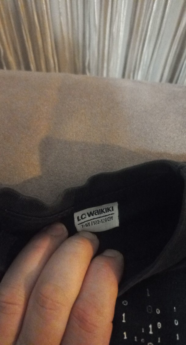 Siyah Uzun Kollu Baskılı Erkek Sweatshirt - Görsel 2