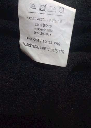 Erkek Çocuk Siyah Fermuarlı Mont - Görsel 3