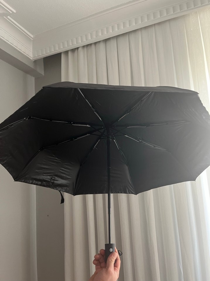 Bordo Piliseli Kadın Şemsiye - Görsel 5