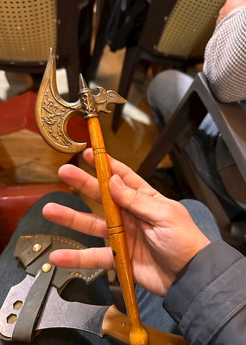 Savaş Baltası dekoratif/çerçevesiz - Görsel 2