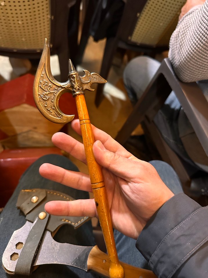 Savaş Baltası dekoratif/çerçevesiz - Görsel 2