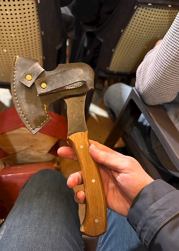 Kılıflı balta kamp baltası - Görsel 2