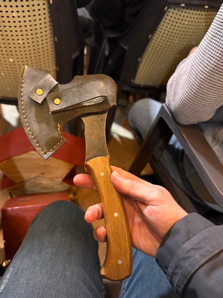 Kılıflı balta kamp baltası - Görsel 2