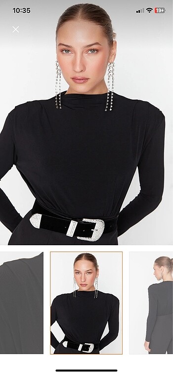 Trendyol & Milla Siyah Body