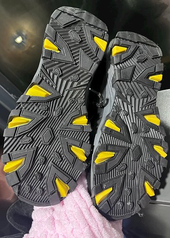 Sarı Gri Yılan Desenli Erkek Outdoor Ayakkabı - Görsel 3