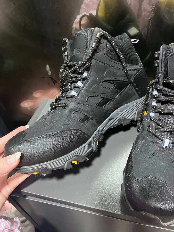 Sarı Gri Yılan Desenli Erkek Outdoor Ayakkabı - Görsel 2