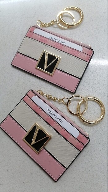 Victoria s secret kartlık cüzdan anahtarlık