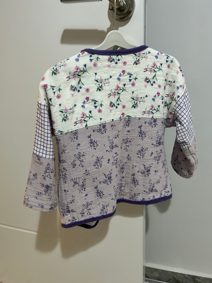 Kızlar için Nakışlı Bohem Uzun Kollu ceket 1yaş - Görsel 3