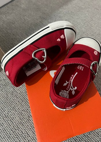 Kız Bebek Kırmızı babet - Görsel 3