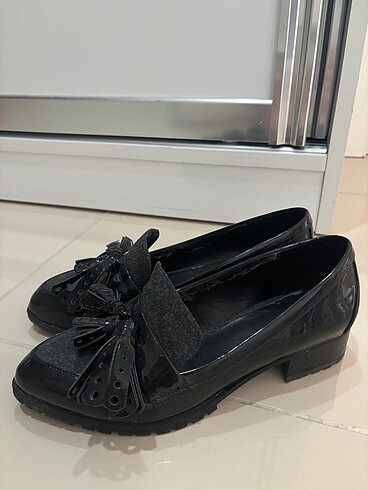 Nine west rugan deri kadın loafer 7 1/2 beden