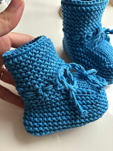 Bebek patiği el örgüsü - Görsel 2