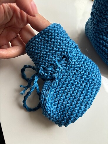 Bebek patiği el örgüsü - Görsel 4