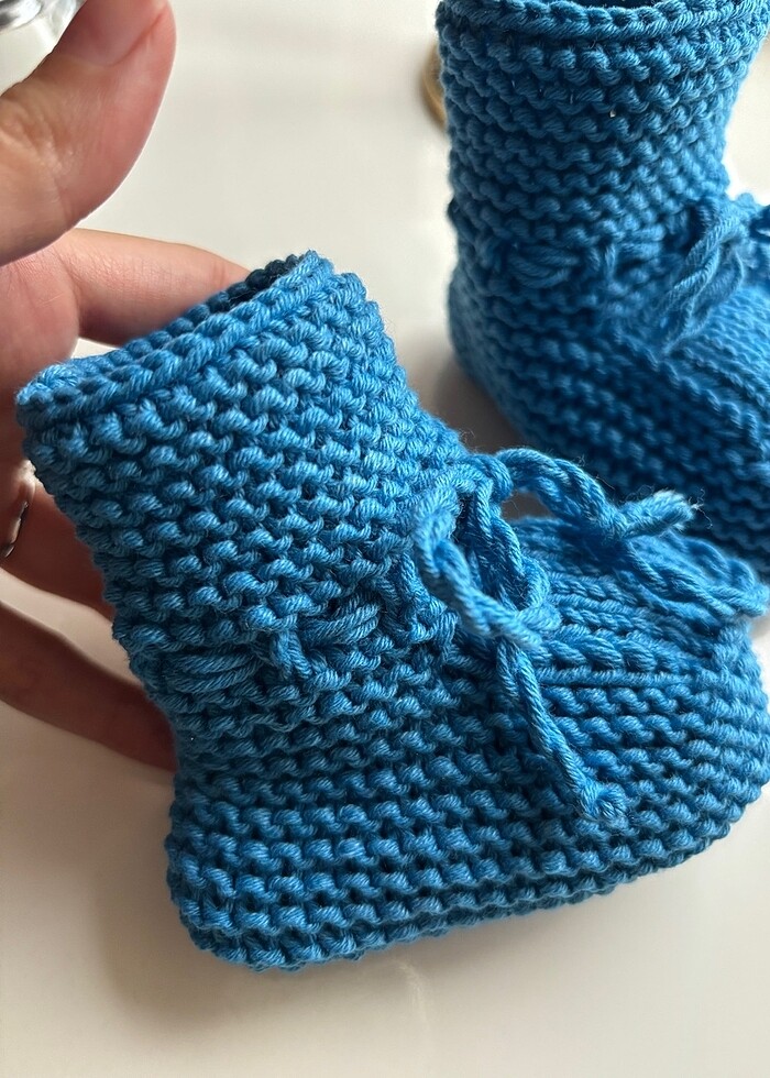 Bebek patiği el örgüsü - Görsel 2