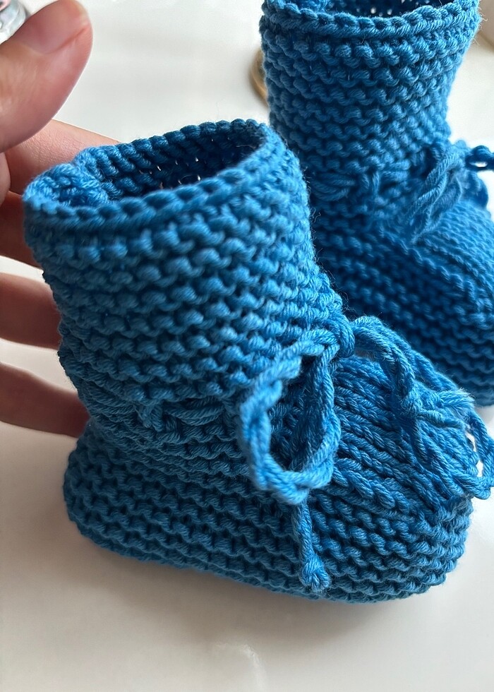 Bebek patiği el örgüsü - Görsel 3