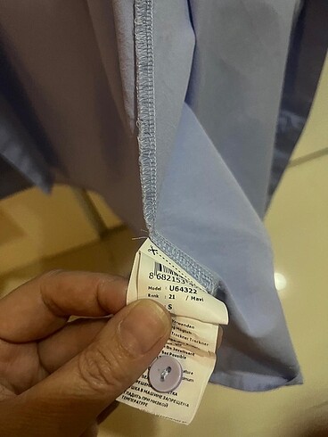 s Beden mavi Renk Faik Sönmez S beden mavi gömlek