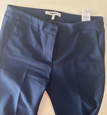 xs Beden lacivert Renk Koton 34 lacivert cigaret pantolon