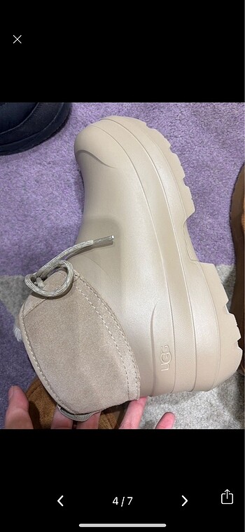 40 Beden camel Renk Ugg kadın bot 40 numara