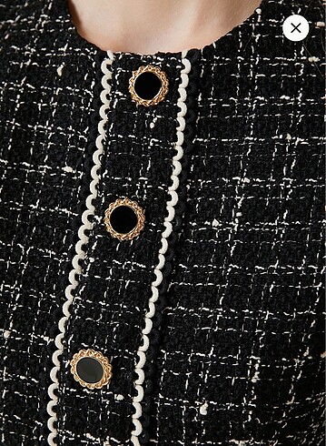 m Beden siyah Renk Beymen Club siyah mini tweed elbise 38