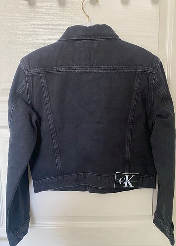 Siyah Düğmeli Kadın Denim Ceket - Görsel 3