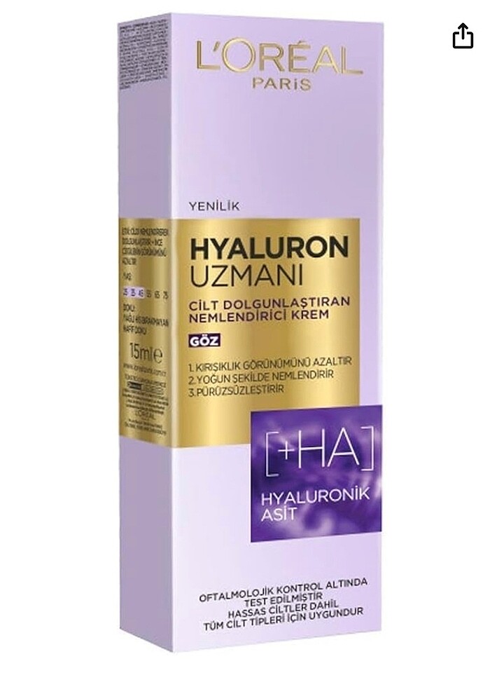 Loreal Cilt dolgunlaştıran nemlendirici krem - Görsel 2