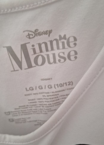 Minnie Mouse Kolsuz Minnie Mouse Pamuklu Kız Elbise