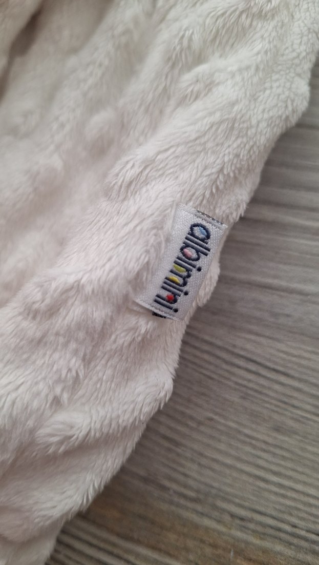 Beyaz Örgü Bebek Kız Tulumu - Görsel 3