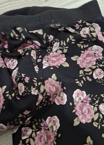 Desenli Kız Çocuk Rahat kesim eşofman altı - Görsel 2