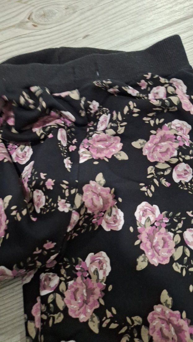 Desenli Kız Çocuk Rahat kesim eşofman altı - Görsel 2