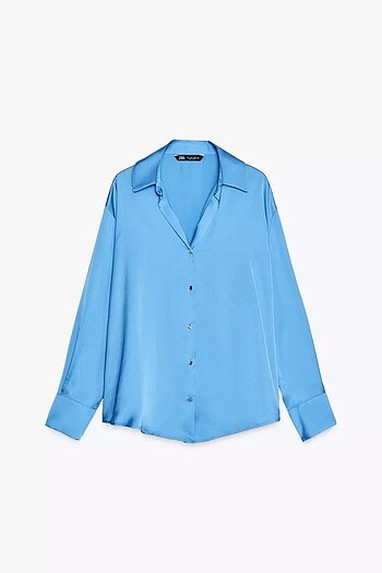 xl Beden BASIC SATEN GÖMLEK ZARA
