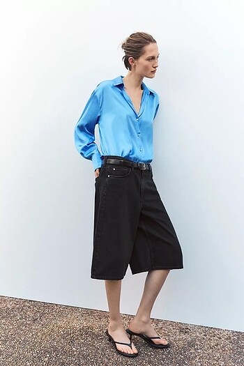 Zara BASIC SATEN GÖMLEK ZARA