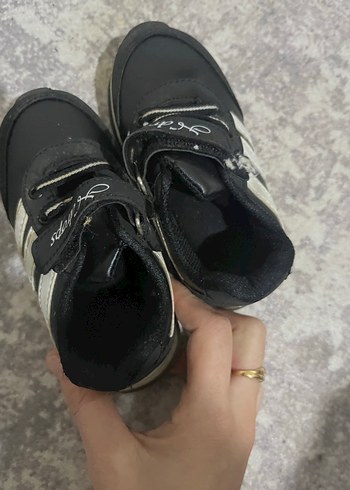 Erkek Çocuk Siyah Zebra Desenli Spor Ayakkabı - Görsel 6