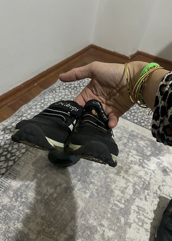 Erkek Çocuk Siyah Zebra Desenli Spor Ayakkabı - Görsel 3