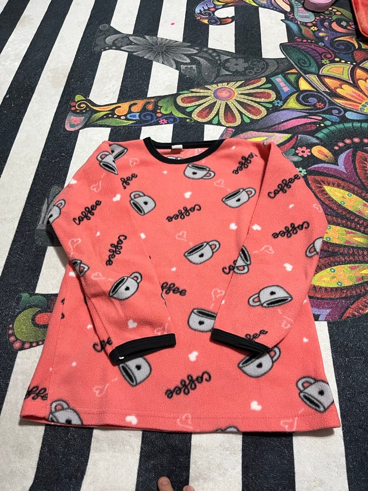 Renkli Baskılı Pembe Köpek Kıyafeti - Görsel 2