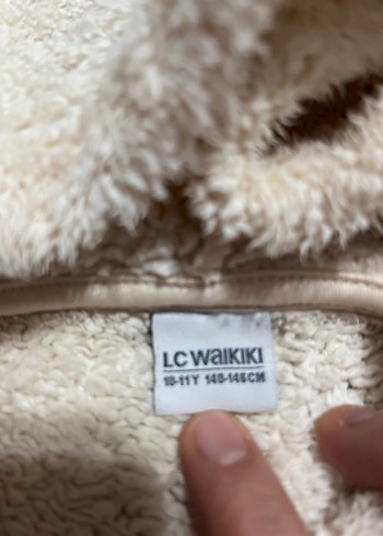 Beyaz Fermuarlı Kapüşonlu çocuk - Görsel 5