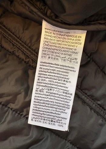 Calvin klein oversize yağmurluk mont - Görsel 5