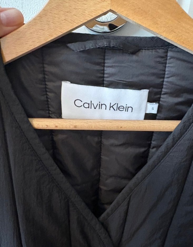 Calvin klein oversize yağmurluk mont - Görsel 2