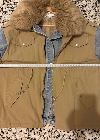 Kürk Detaylı Bej Kadın Parka ipekyol - Görsel 6