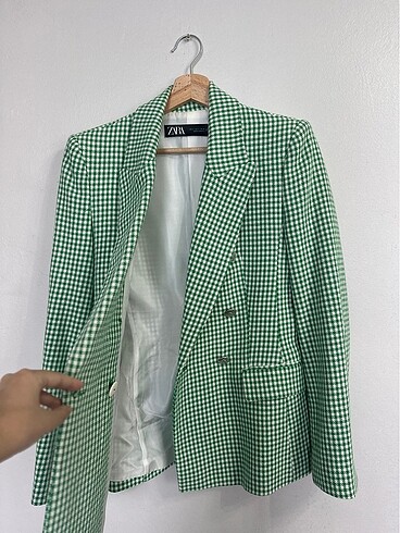 s Beden yeşil Renk Zara Blazer Ceket