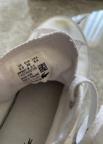 Beyaz Bağcıklı Kadın Spor Ayakkabı - Görsel 5