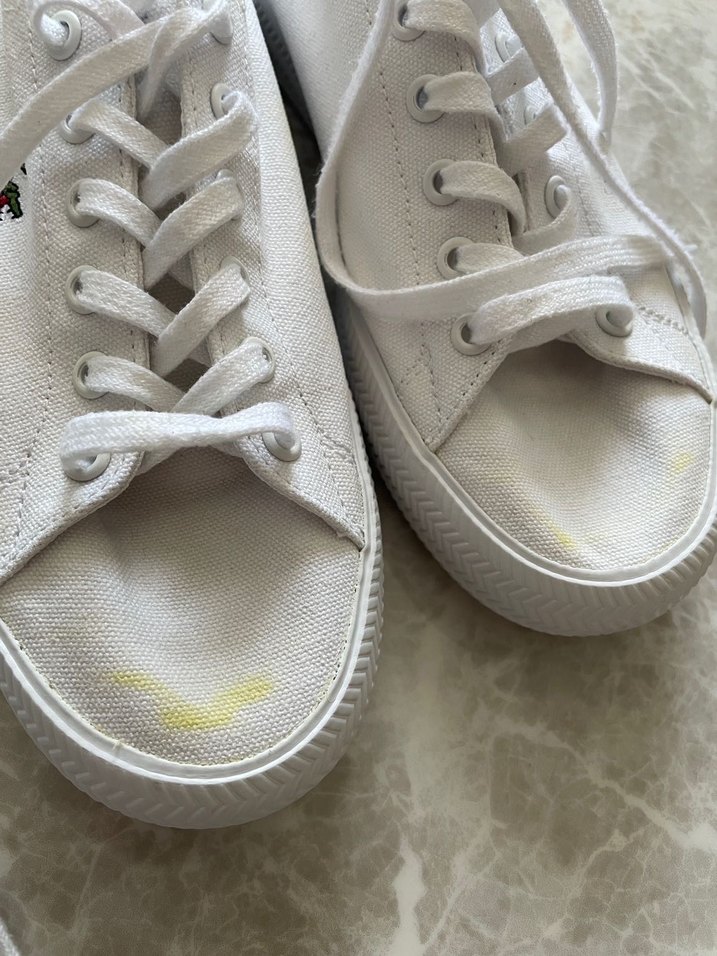 Beyaz Bağcıklı Kadın Spor Ayakkabı - Görsel 2