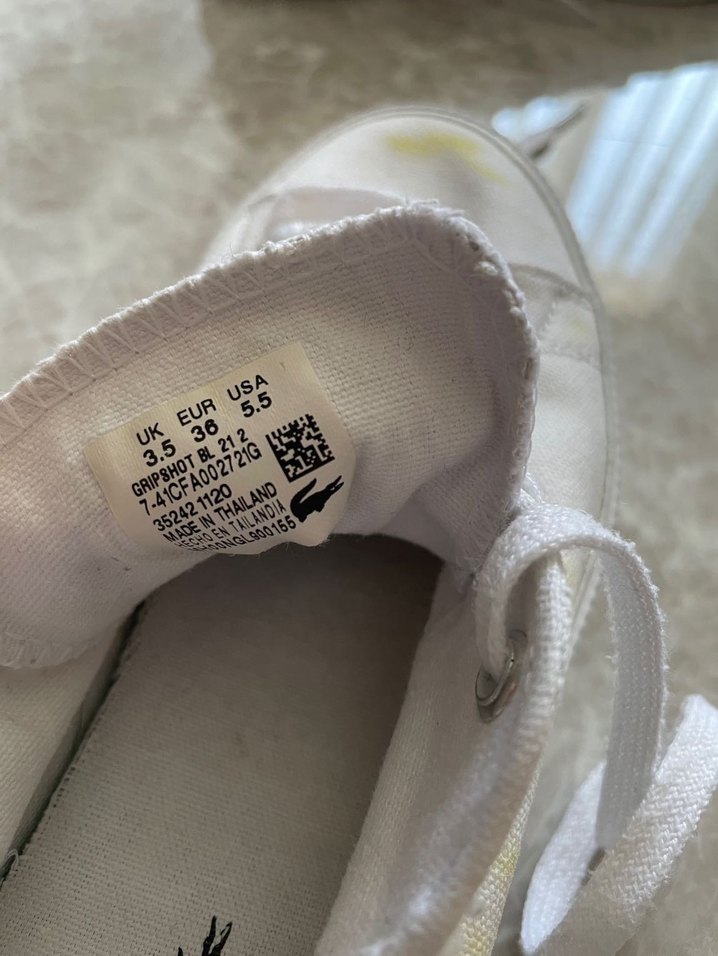 Beyaz Bağcıklı Kadın Spor Ayakkabı - Görsel 5